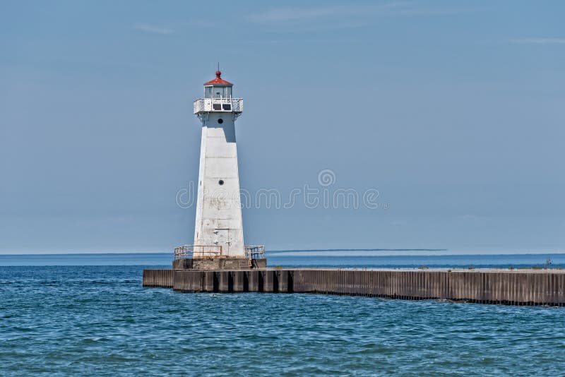 Sodus Point Outer Lighthouse Stock Image Image of point, town 121732105