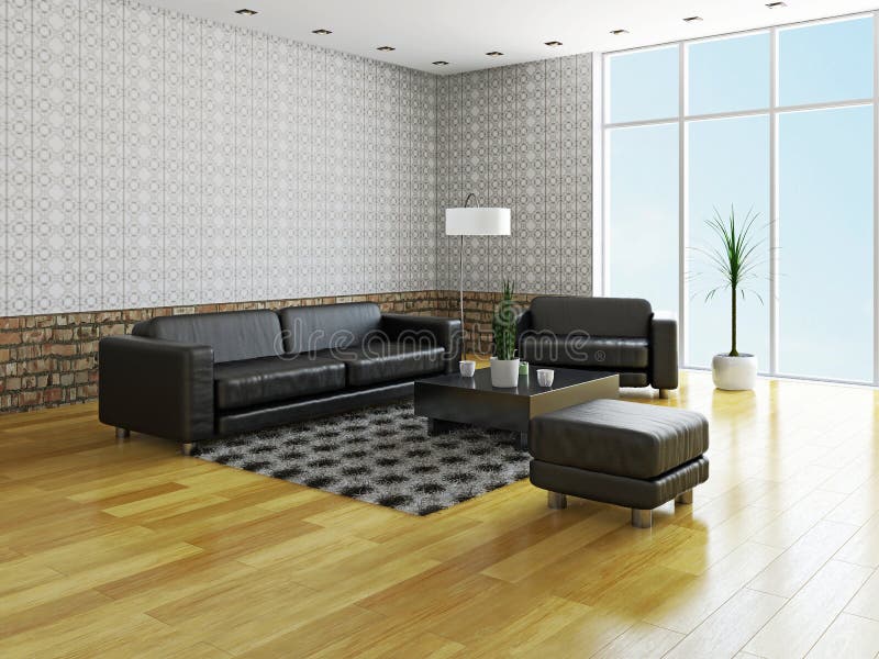 Sofa and armchair stock illustration. Illustration of armchair 34630761