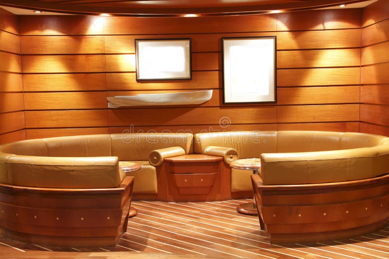 Sofa vide dans le bar photo stock Sofa vide dans le bar photo stock