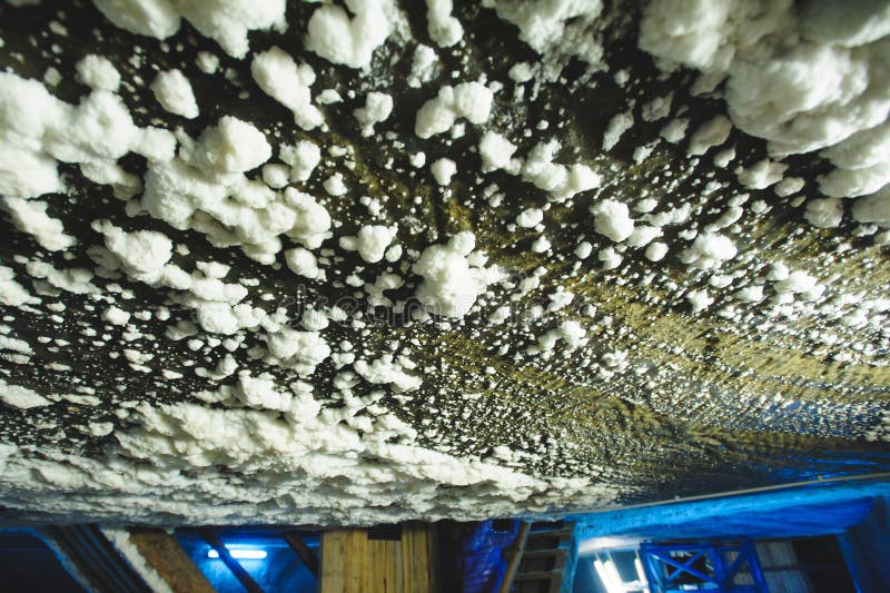 Soffitto del sale immagine stock