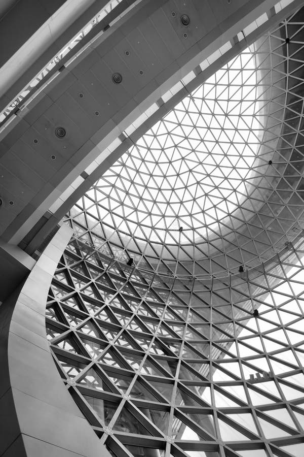 Soffitto geometrico fotografia stock libera da diritti