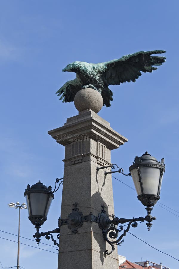 Eagle Bridge over Perlovska river in city of Sofia, Bulgaria. SOFIA, BULGARIA - MARCH 7, 2019: Eagle Bridge over Perlovska river in city of Sofia, Bulgaria royalty free stock photography Eagle Bridge over Perlovska river in city of Sofia, Bulgaria. SOFIA, BULGARIA - MARCH 7, 2019: Eagle Bridge over Perlovska river in city of Sofia, Bulgaria royalty free stock photography