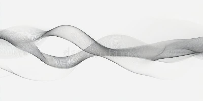 A soft charcoal grey background with a series of delicate, curved lines overlapping to create a royalty free stock photography