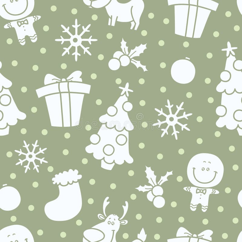 Soft christmas pattern royalty free illustration