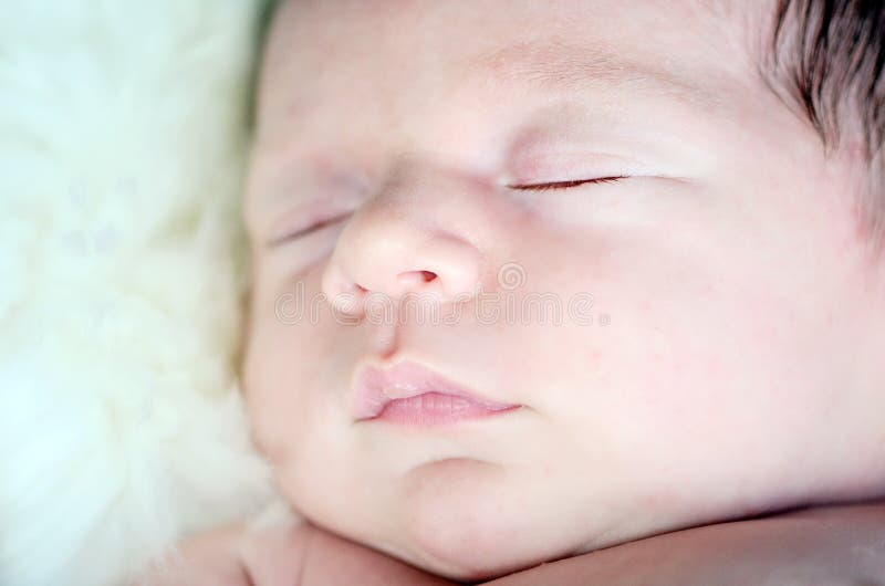 Newborn baby face stock photo. Image of life, comfort 30159430