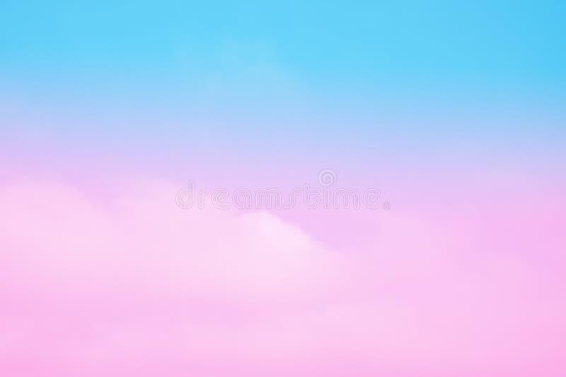 Soft Cloud and Sky with Pastel Gradient Color Stock Image - Image of  ethereal, glow: 137905849