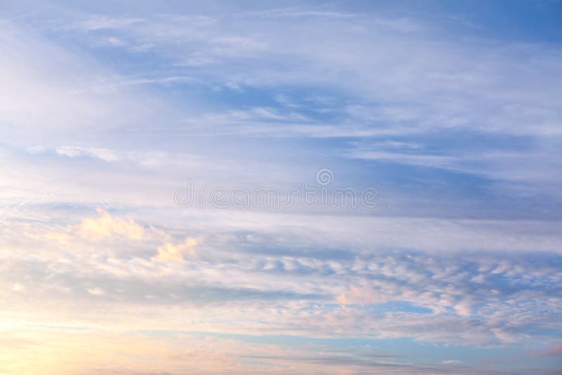 Soft clouds background