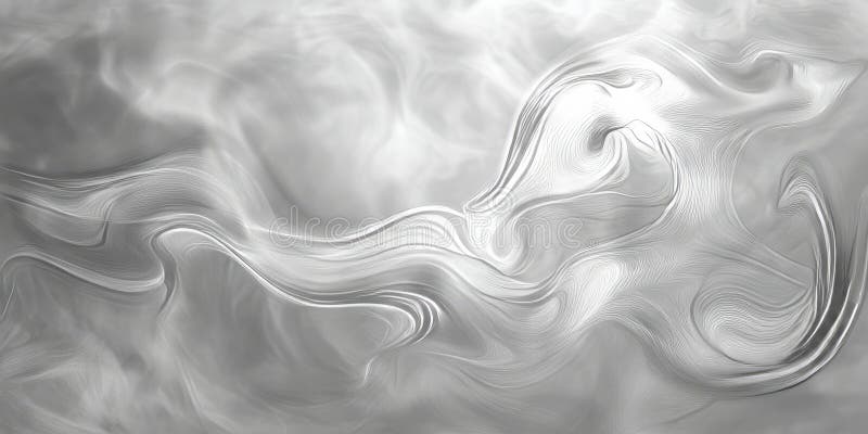 A soft, cool grey background with a swirling mist effect, creating a dreamy, surreal atmosphere. stock photography