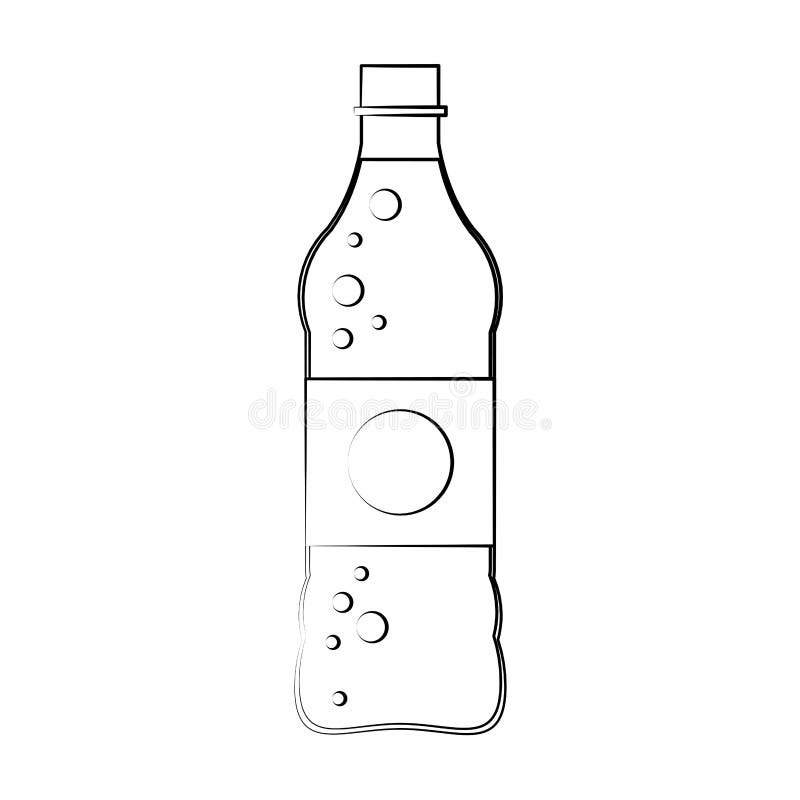 Soft drink bottle icon stock vector. Illustration of container 84860824