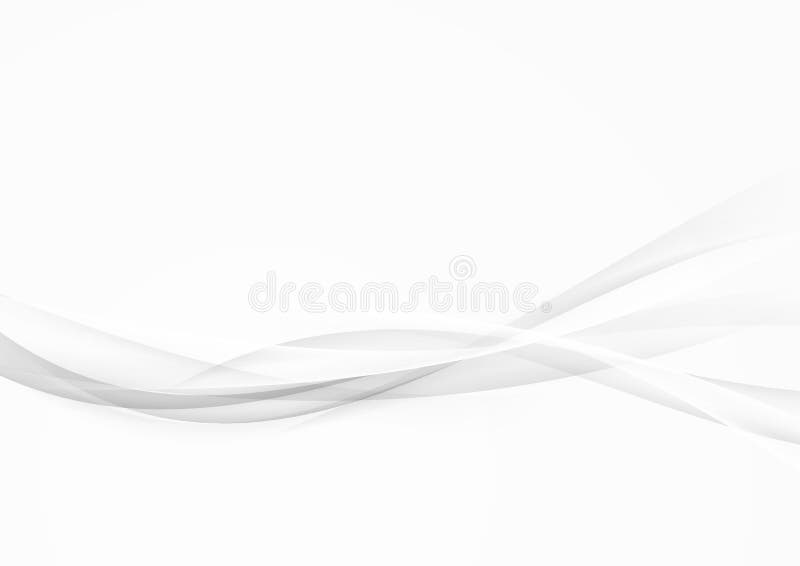 Soft elegant swoosh futuristic abstract smooth grey gradient lin vector illustration