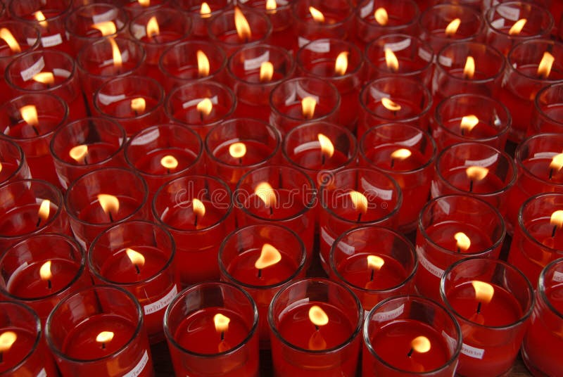 Soft Focused of Candles Light. Golden Light of Candle Flame Stock Image Image of bright