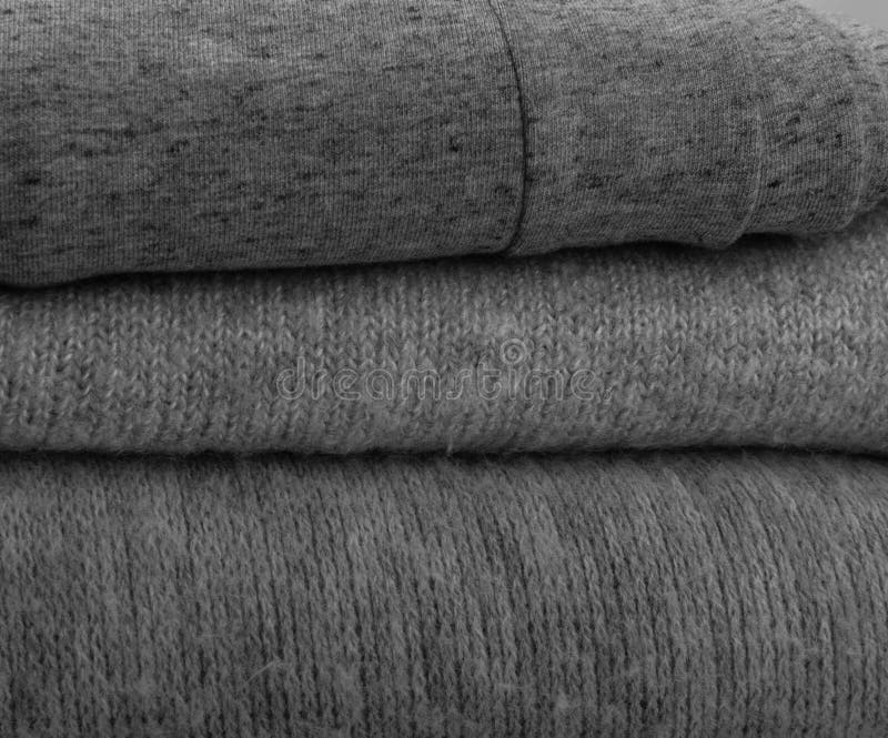 Soft Grey Cotton, Elastane and Polyester Fabric Texture Background ...