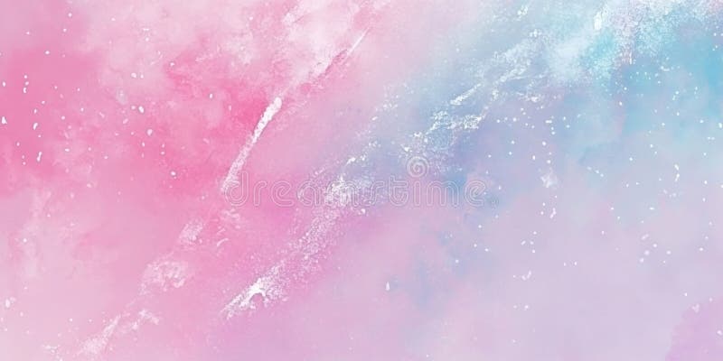 Soft pastel hues blend seamlessly in a watercolor wash, creating a dreamy backdrop with subtle texture and a gradient stock photography