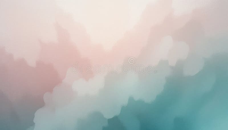 Soft Pastel Pink and Teal Frosted Abstract Background royalty free illustration