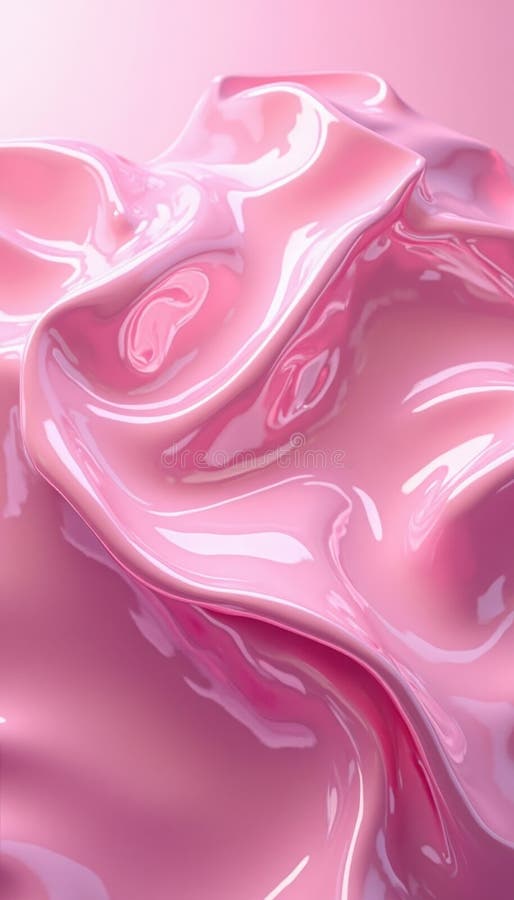 Soft Pink Glossy Latex Abstract Texture Background Perfect for Smartphone Viewing stock illustration