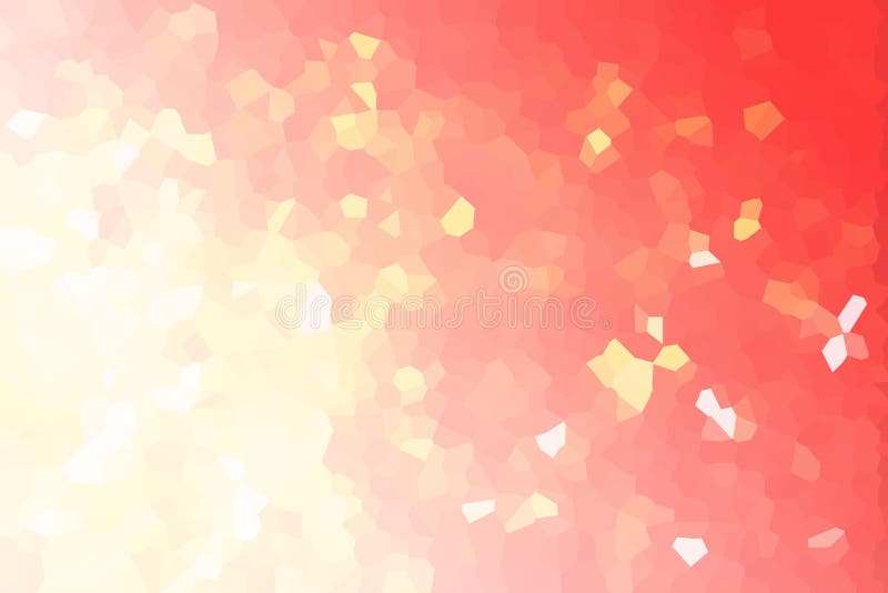 Soft Red & Golden Crystals Low Poly Gradient Crystallize Background Illustration royalty free illustration