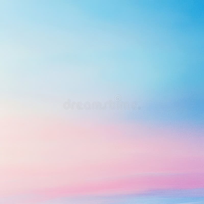 Soft, soothing gradient of light blues and pinks creates tranquil atmosphere, perfect for relaxation and calmness. This serene vector illustration