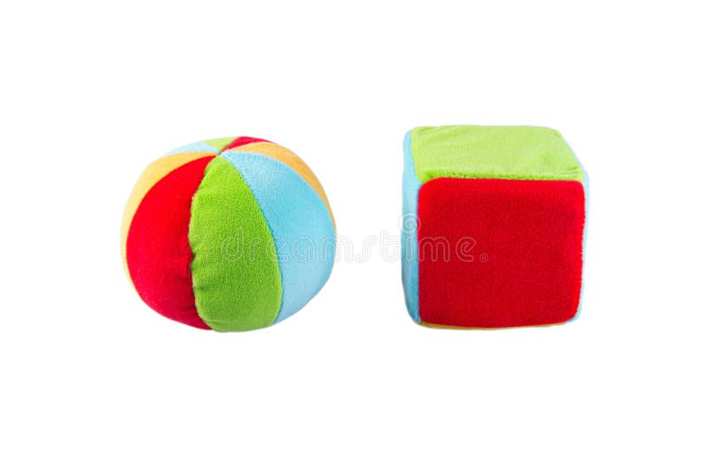 Soft toy for kids stock photo. Image of cube, soft, isolated 48822882