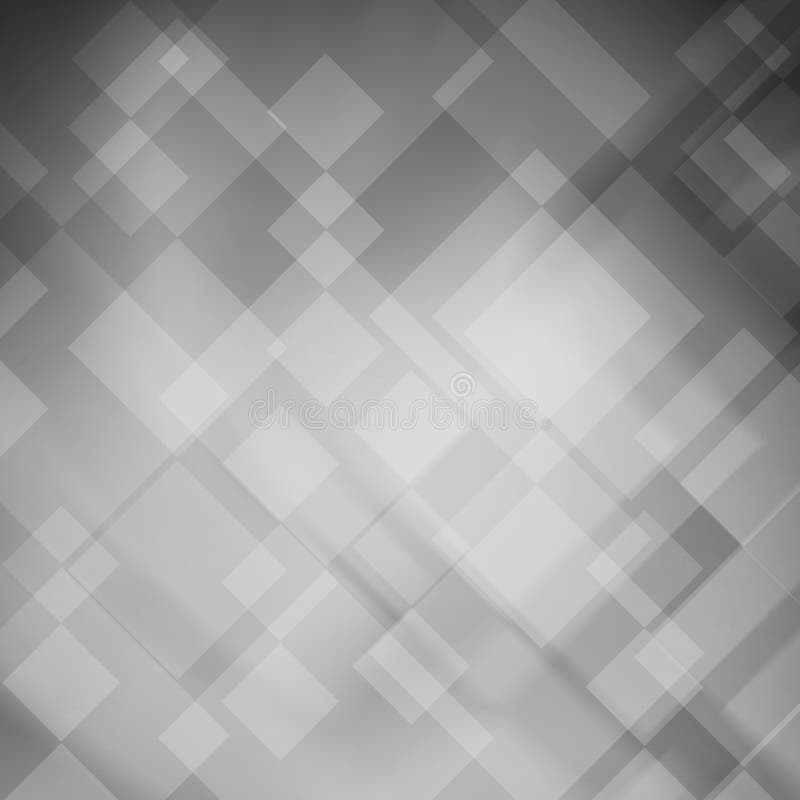 Black and white background design. Artistic abstract layout with geometric diamond blocks royalty free illustration
