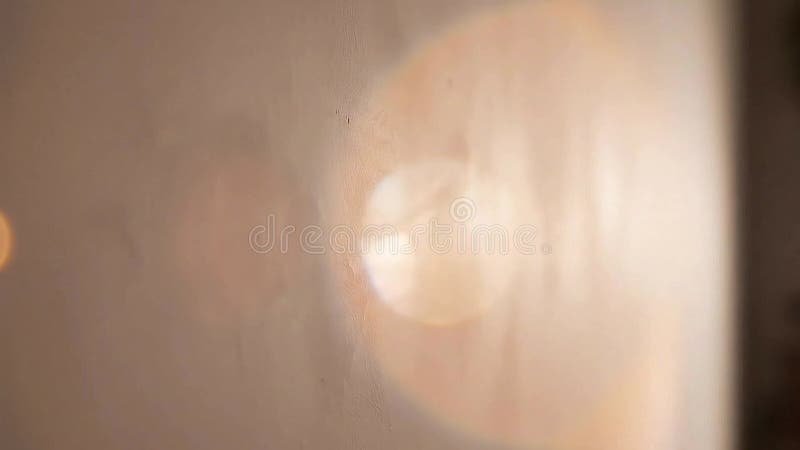 Soft Warm Light Bokeh Effect Overlay Gentle Sun Flare on Textured Wall Subtle Dust Particles royalty free illustration
