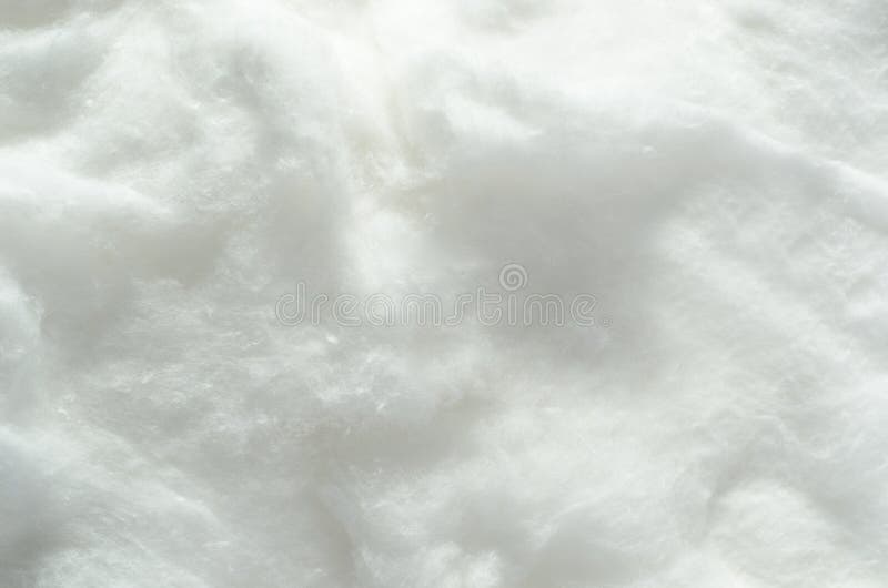 Soft White Cotton Wool Texture Background