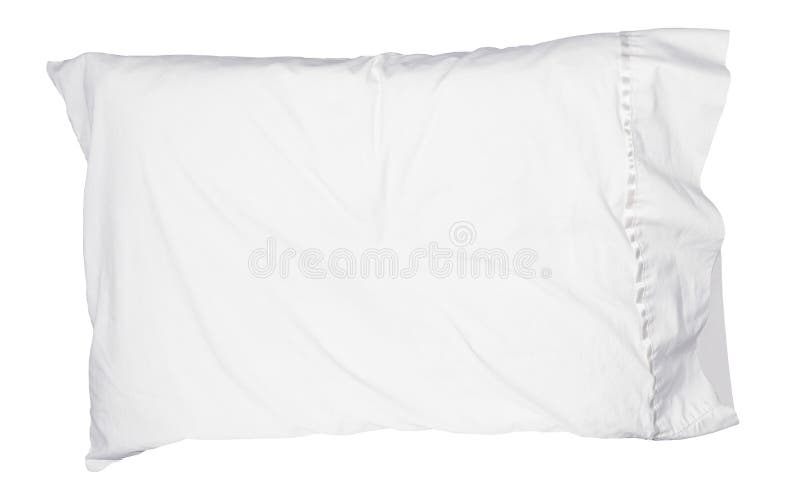 Soft white pillow isolated