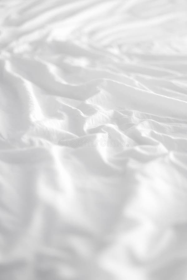 Soft White Wrinkle Bed Sheets for Background Stock Image - Image of  fashion, design: 100393235