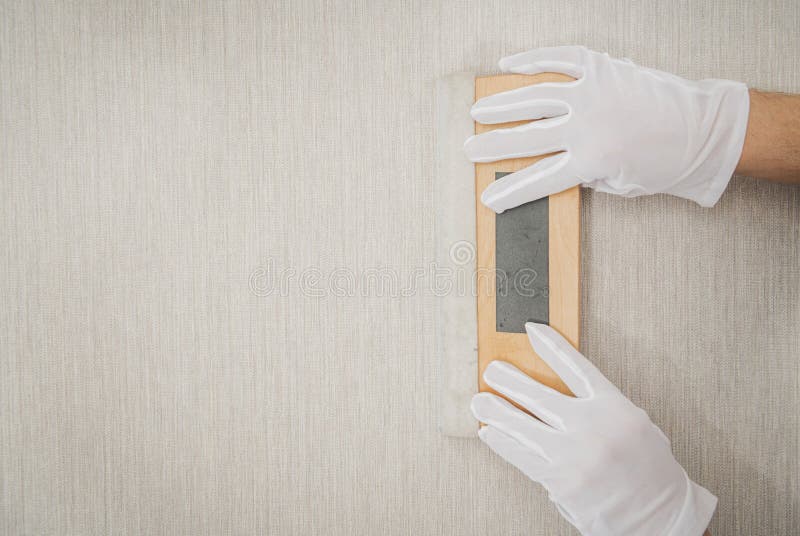 Roll of Modern Vinyl Wallpaper on a Floor Stock Photo Image of renovation, wallcover 212949300