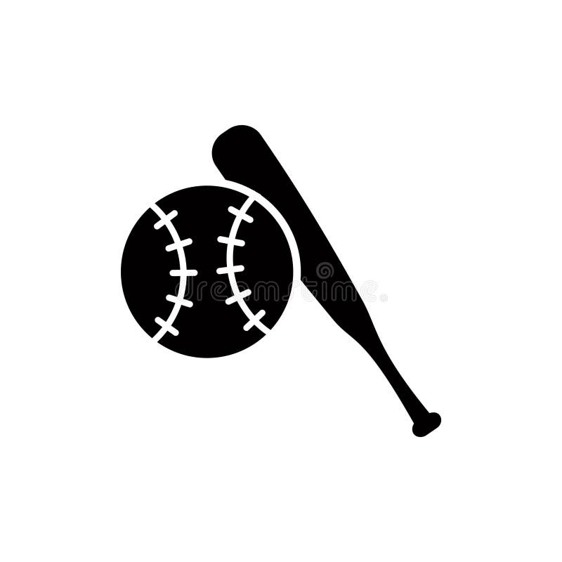 Softball Icon Vector Logo Design Template Stock Vector Illustration