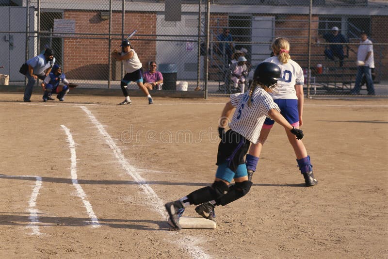 Softball players royalty free stock images Softball players royalty free stock images