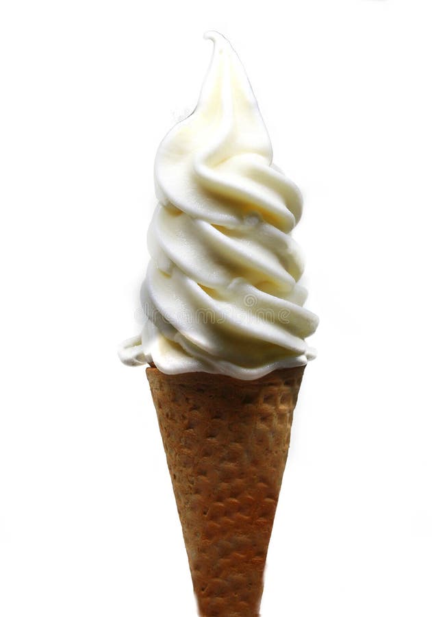 SofteisEiscreme in einem Kegel lizenzfreie stockbilder SofteisEiscreme in einem Kegel lizenzfreie stockbilder