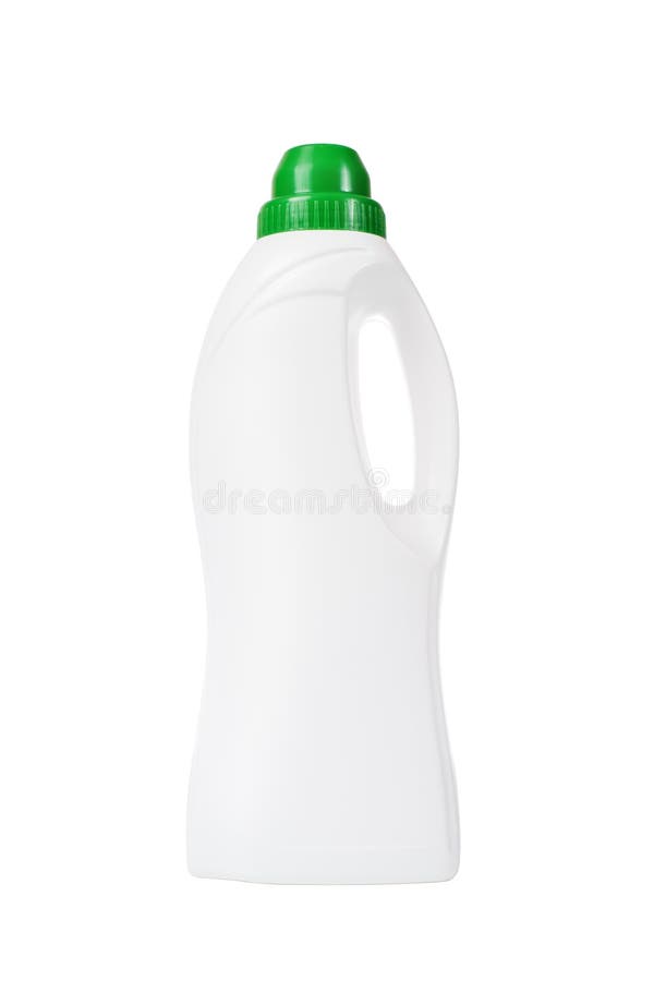 Softener w Białej Plastikowej butelce Odizolowywającej obraz royalty free Softener w Białej Plastikowej butelce Odizolowywającej obraz royalty free
