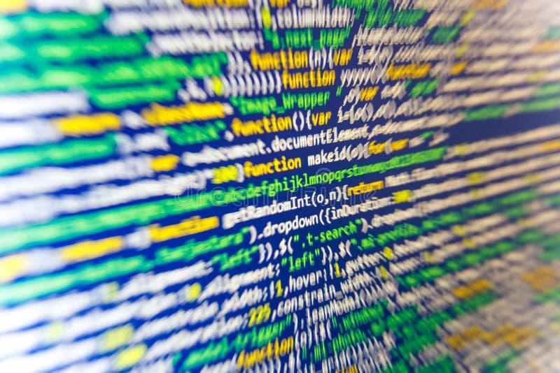 Programming code abstract screen software developer. Computer script. Balance data stock images, royalty-free photos and pictures