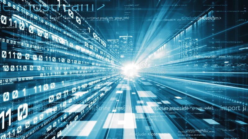 Software development, application programming code and tacit computer coding. Concept of smart digital transformation and technology disruption that changes global trends in new information era. Javascript programming code video