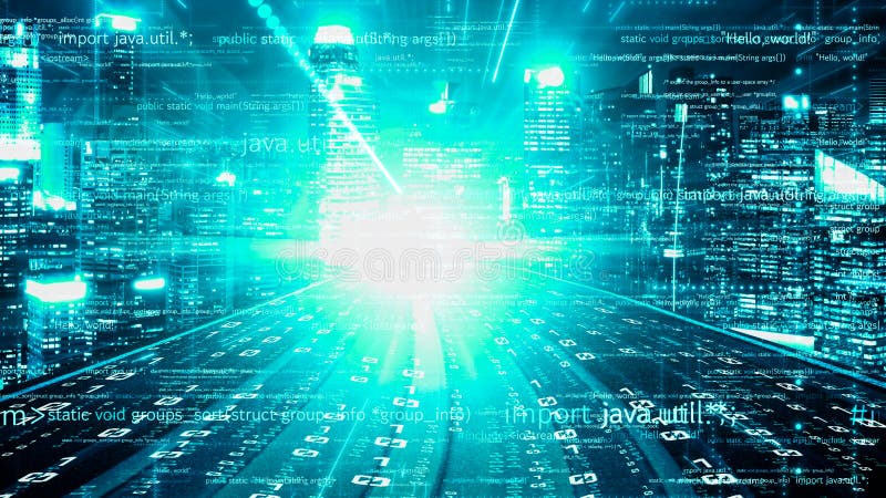 Software development, application programming code and tacit computer coding. Concept of smart digital transformation and technology disruption that changes global trends in new information era. Coding software development programming program code stock images, royalty-free photos and pictures