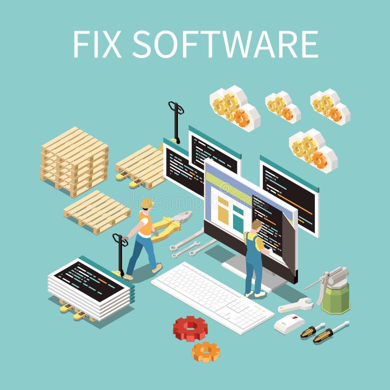 Software Development Concept vector illustration Software Development Concept vector illustration