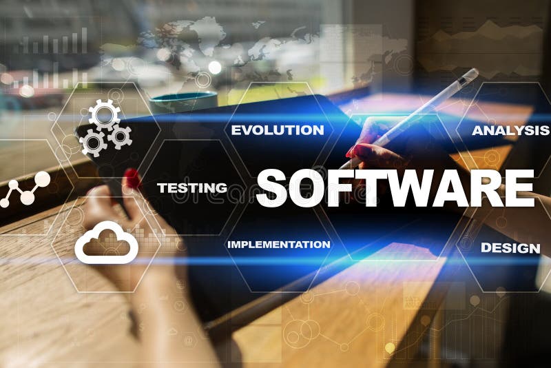 Software Development. Data Digital Programs System Technology Concept. Stock Image Image of