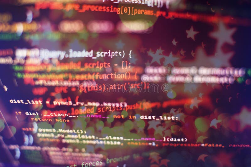 Software development. Internet security hacker prevention. SEO optimization. Modern tech royalty free stock photos