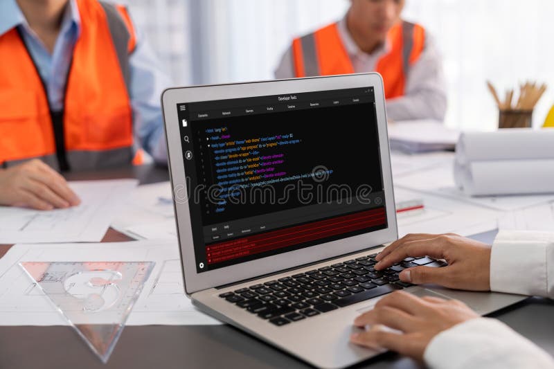 Software development programming on computer screen for brisk application. And program coding. Coding program code stock images, royalty-free photos and pictures