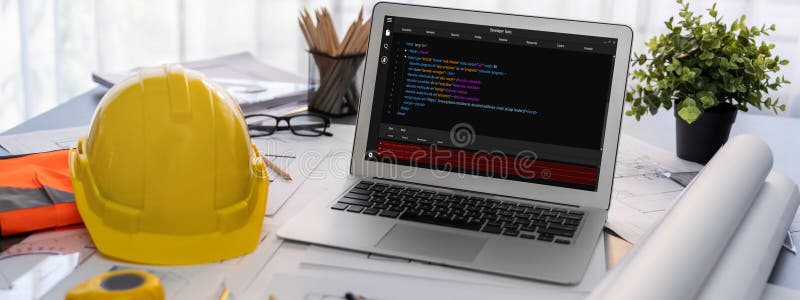 Software development programming on computer screen for brisk application. And program coding. Development code programming script stock images, royalty-free photos and pictures