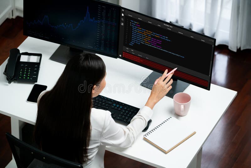 Software development programming on computer screen for brisk application. And program coding. Coding software development programming program code stock images, royalty-free photos and pictures