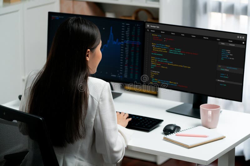 Software development programming on computer screen for brisk application. And program coding. Coding software development programming program code stock images, royalty-free photos and pictures