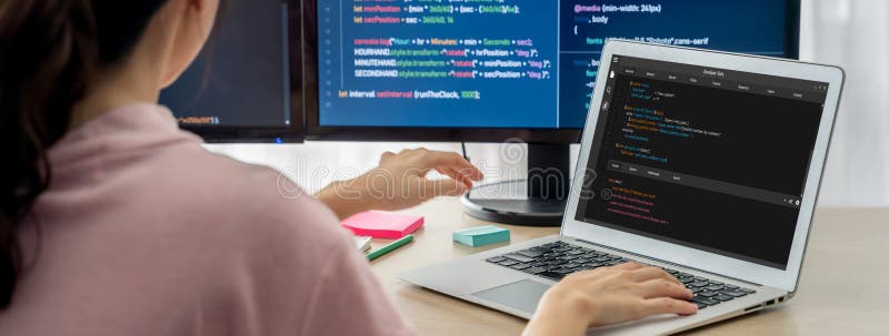 Software development programming on computer screen for brisk application. And program coding. Coding software development programming program code stock images, royalty-free photos and pictures