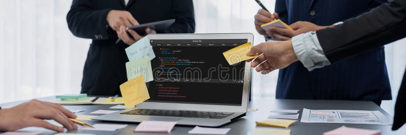 Software development programming on computer screen for brisk application. And program coding. Coding software development programming program code stock images, royalty-free photos and pictures
