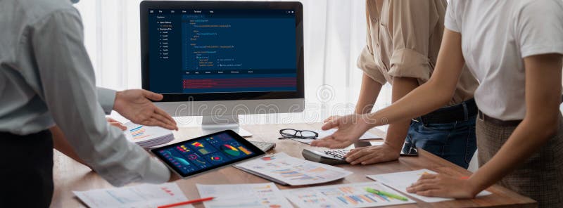 Software development programming on computer screen for brisk application. And program coding. Coding program code stock images, royalty-free photos and pictures