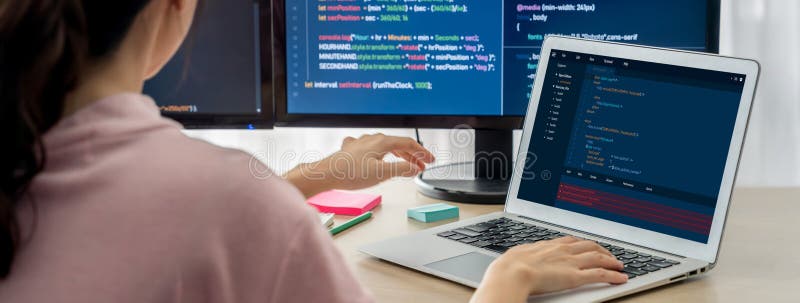 Software development programming on computer screen for brisk application. And program coding. Coding software development programming program code stock images, royalty-free photos and pictures