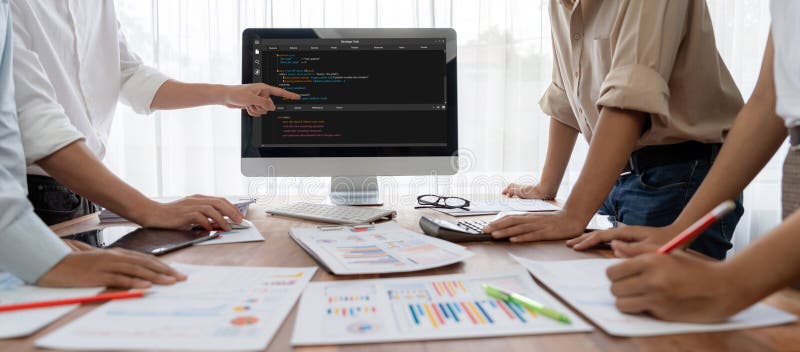 Software development programming on computer screen for brisk application. And program coding. Coding software development programming program code stock images, royalty-free photos and pictures