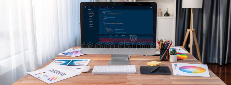 Software development programming on computer screen for brisk application. And program coding. Coding software development programming program code stock images, royalty-free photos and pictures