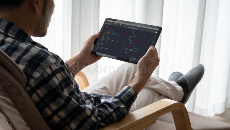 Software development programming on computer screen for modish application. And program coding. Coding software development programming program code stock images, royalty-free photos and pictures