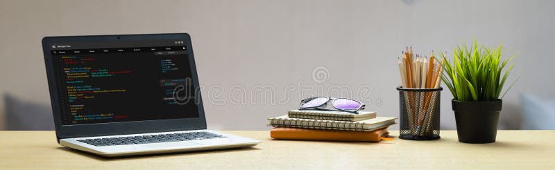 Software development programming on computer screen for modish application and program coding. Programming coding script java stock images, royalty-free photos and pictures